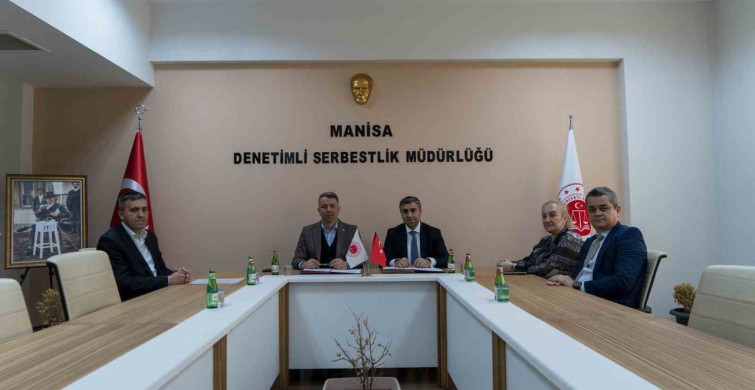 Manisa'da Denetimli Serbestlik ve Kızılay'dan Örnek İş Birliği