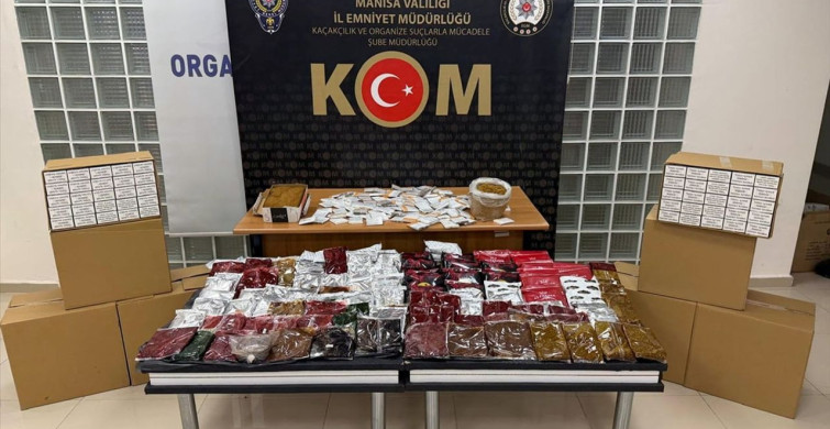 Manisa'da Kaçakçılık Operasyonunda 8 Gözaltı