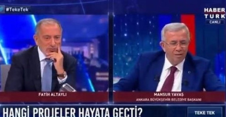 Mansur Yavaş Canlı Yayında Zor Anlar Yaşadı!