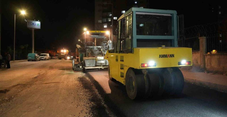 Mara ve Musalla mahallelerinde asfalt çalışması yapıldı