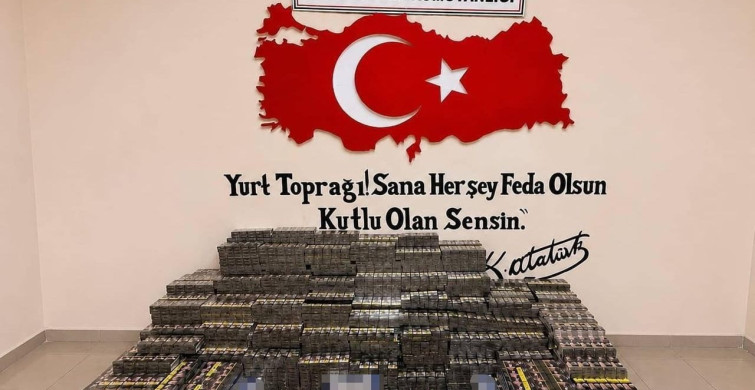 Mardin'de 5 milyon lira değerinde kaçak tütün mamulleri ele geçirildi