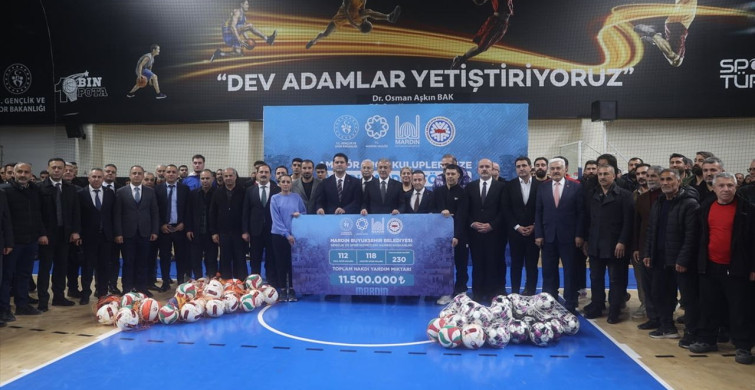 Mardin'de Amatör Spor Kulüplerine Destek: 11.5 Milyon Lira Yardım