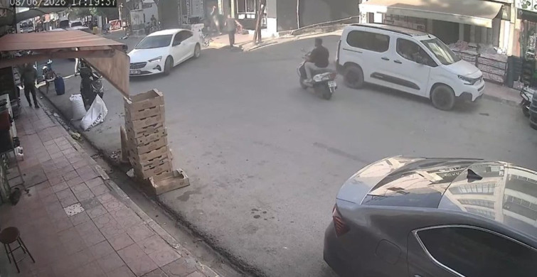 Mardin'de bisiklet hırsızlığı güvenlik kameralarına yansıdı
