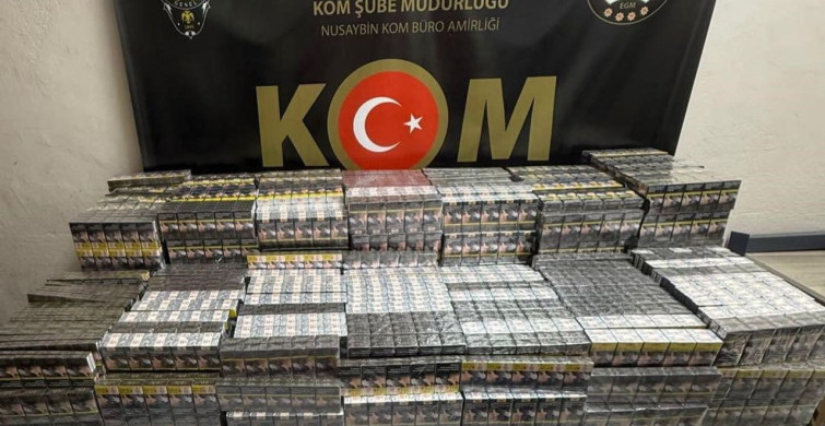 Mardin'de Kaçak Sigara Operasyonu