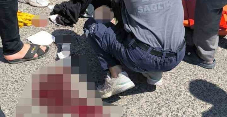 Mardin'de motosikletten düşen kadın ağır yaralandı