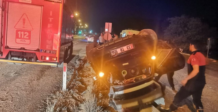 Mardin'de Otomobil Devrildi: 3 Yaralı