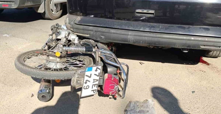 Mardin'de Otomobil ve Motosiklet Kazası: 1 Yaralı