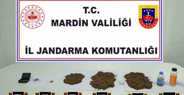 Mardin'de Uyuşturucu Operasyonu: 1 Kilodan Fazla Bonzai ve Metamfetamin Ele Geçirildi