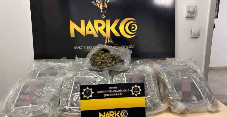 Mardin'de Uyuşturucu Operasyonu: 10 Kilo 900 Gram Ele Geçirildi