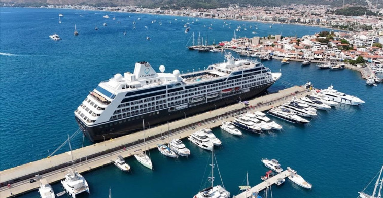 Marmaris'e İki Kruvaziyer Yolcu Taşıdı