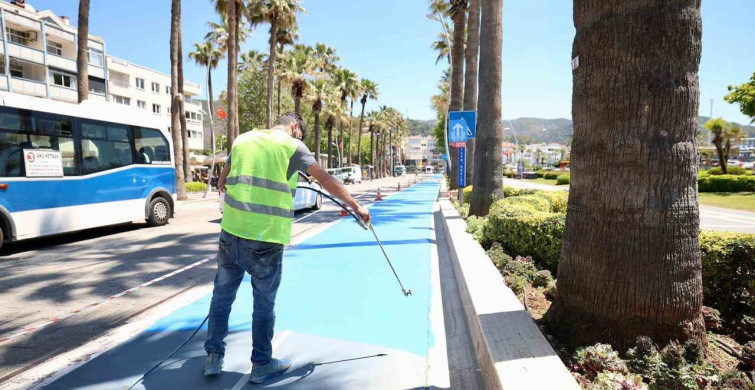Marmaris'te Bisiklet Yolları Yeniden Canlanıyor