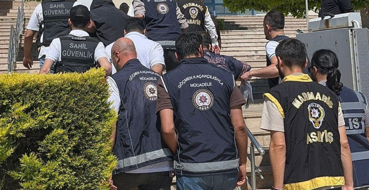Marmaris'te Düzensiz Göçmen Operasyonu: 7 Şüpheli Adliyeye Sevk Edildi