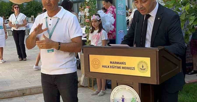 Marmaris’te Hayat Boyu Öğrenme Haftası Sergisi Açıldı