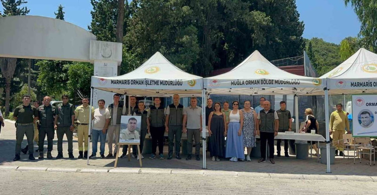 Marmaris’te orman şehitleri dualarla anıldı