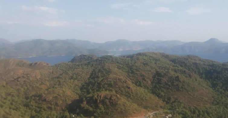 Marmaris'te Orman Yangını: Rüzgarın Etkisiyle  Büyümesinden Korkuluyor!
