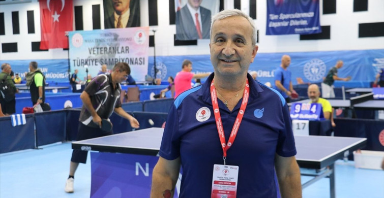 Masa Tenisi Veteranlar Türkiye Şampiyonası Samsun'da Başladı