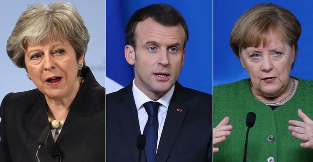 May Macron Merkel Telefonda Görüştü