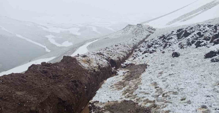 Mayıs Ayında Diyadin'de Kar Yağışı Sürprizi