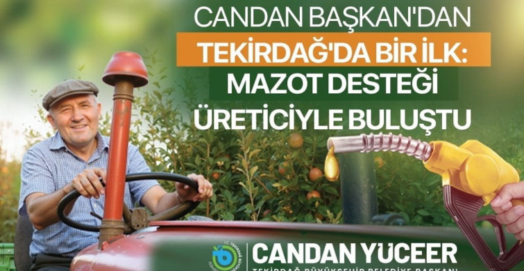 Mazot desteği projesi üreticilerle buluştu