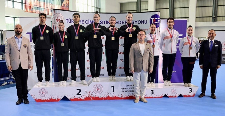 Mcbü’lü cimnastikçiler Ankara’da madalya kazandı