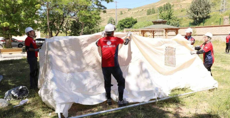 MEB AKUB hafif düzey acil barınma akreditasyon sınavı başarıyla tamamlandı