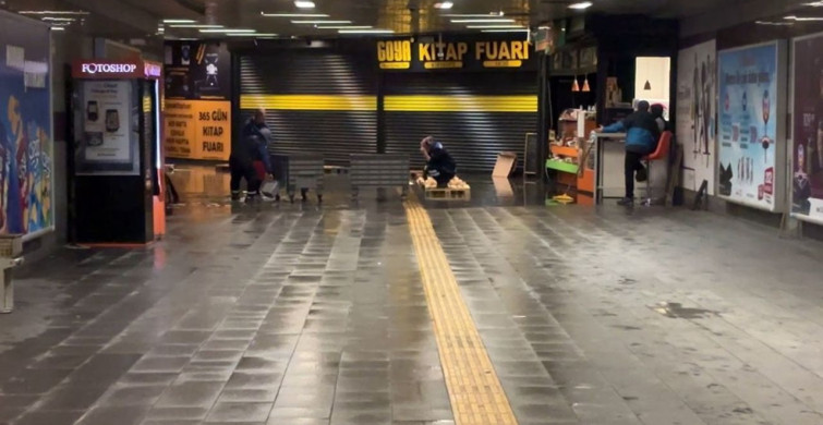 Mecidiyeköy Metro Alt Geçidinde Su Baskını