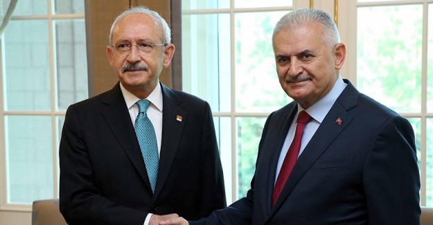 Meclis Başkanı Yıldırım'dan CHP Liderine Nezaket Ziyareti 