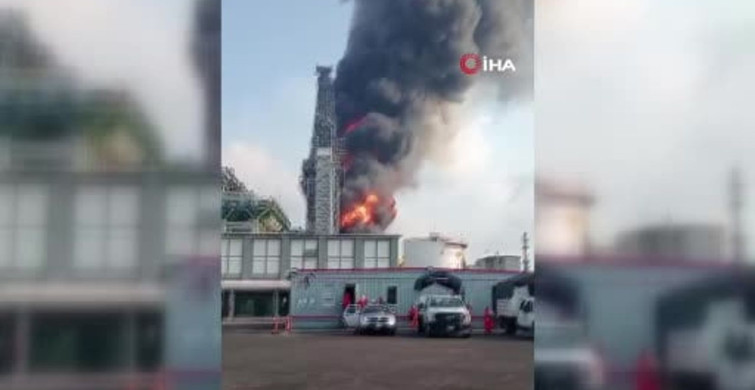 Meksika'daki Olmeca Rafinerisinde İkinci Yangın Olayı