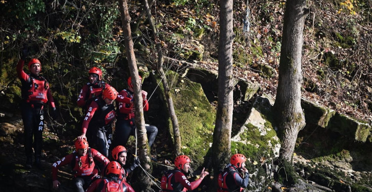 Melen Çayı'nda Sel Tatbikatı Gerçekleştirildi