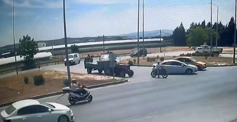 Menderes’te hatalı dönüş motosiklet sürücüsünü yaraladı