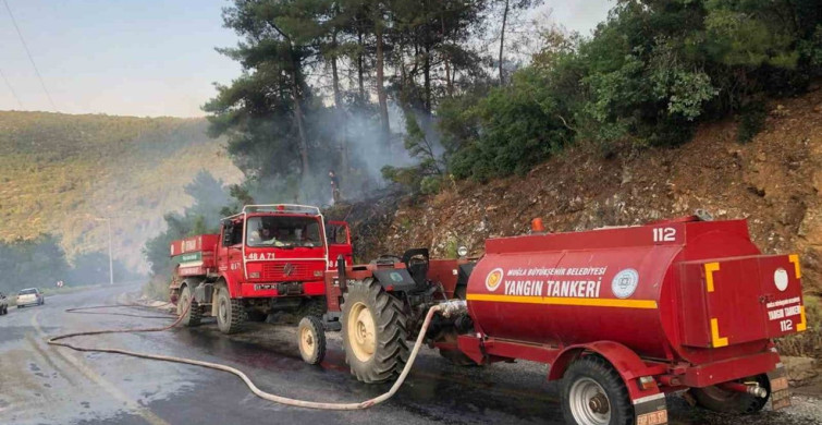 Menteşe’de orman yangını kontrol altına alındı