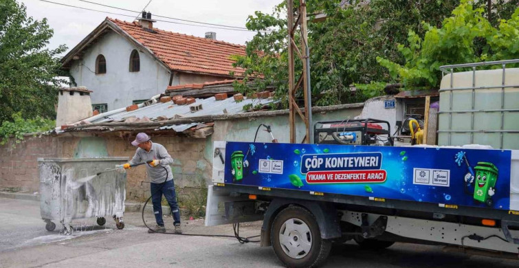 Meram'da konteyner temizlikleri hız kazandı