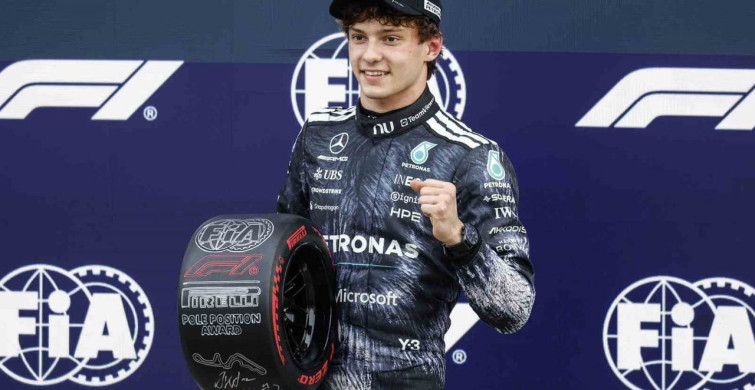 Merceds'ten Kimi Antonelli Pole Pozisyonunda