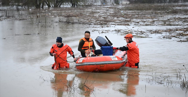 Meriç Nehri Taşkınında Hayvanlar Kurtarıldı