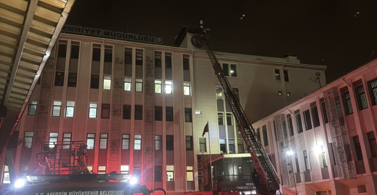 Mersin Emniyet Müdürlüğü Yangınında Can Kaybı Yok