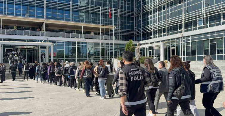 Mersin Tarsus'ta Uyuşturucu Operasyonu: 55 Gözaltı