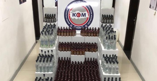 Mersin'de 465 Litre Sahte İçki Ele Geçirildi