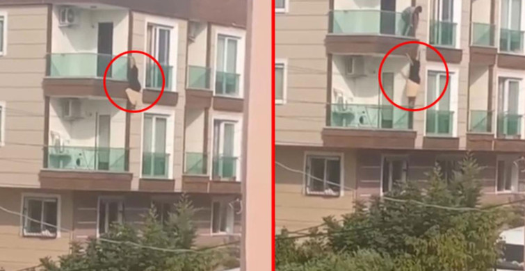 Mersin'de Bir Kadın Çığlık Atarak Çıktığı Balkondan Düştü!