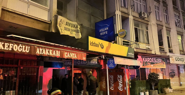 Mersin'de Büfede Yangın Çıktı