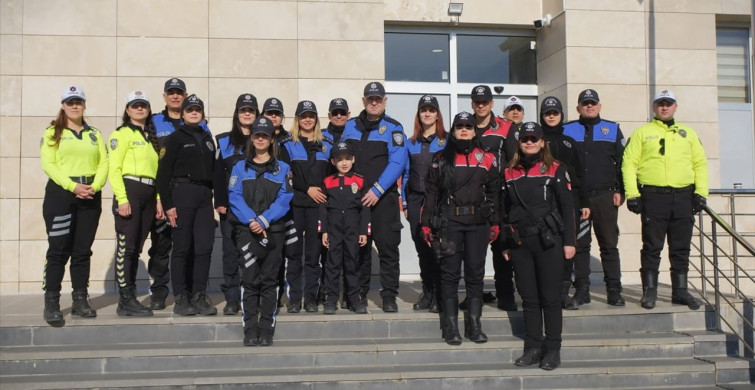 Mersin'de DMD Hastası Çocuğun Polislik Hayali Gerçekleşti