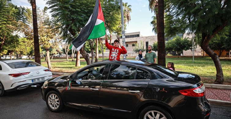 Mersin'de Filistin İçin Büyük Özgürlük Konvoyu Düzenlendi