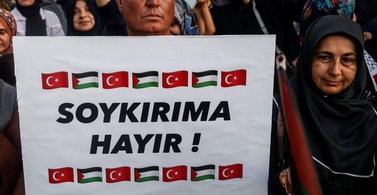 Mersin'de Gazze'ye Destek Etkinliği