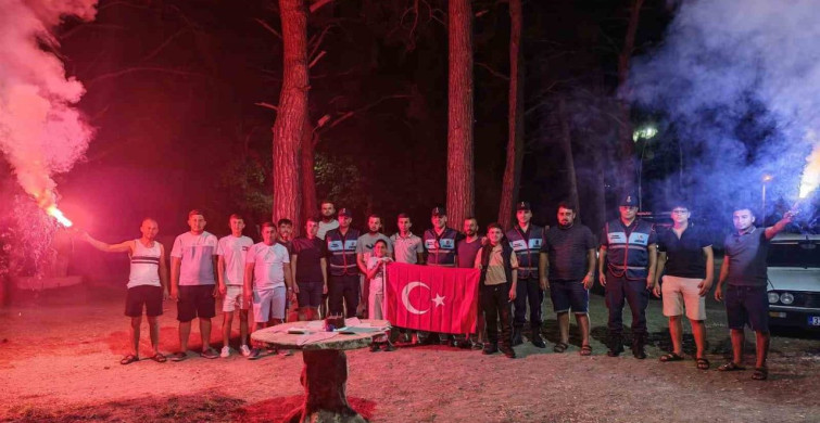 Mersin'de jandarmaya kavga ihbarlı sürpriz kutlama