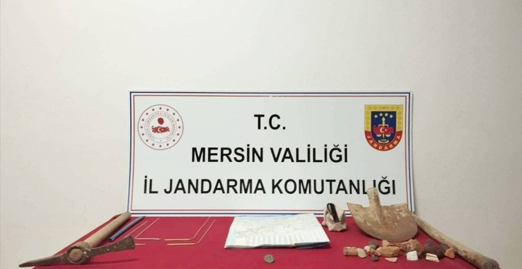 Mersin'de Kaçak Kazı Operasyonu: 4 Şüpheli Yakalandı