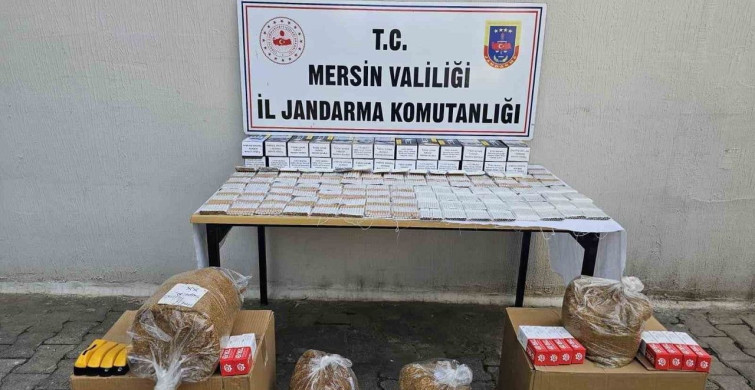 Mersin'de kaçak sigara operasyonu: 2 gözaltı