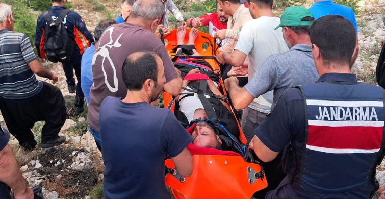 Mersin'de kaybolan şahıs ormanda bitkin halde bulundu