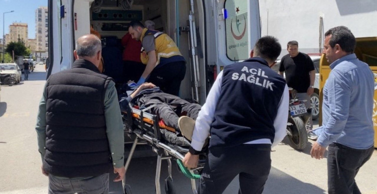 Mersin'de Motosiklet Kazası: Sürücü Yaralandı