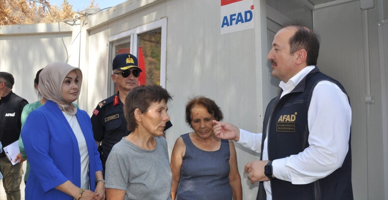 Mersin'de Orman Yangını Sonrası Ziyaret