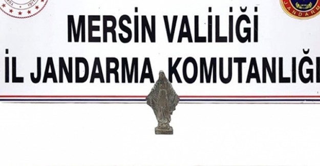 Mersin'de Roma Dönemine Ait Meryem Ana Heykeline El Konuldu 