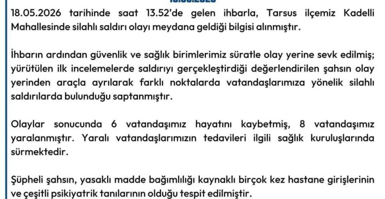 Mersin'de Silahlı Saldırı: 6 Kişi Hayatını Kaybetti
